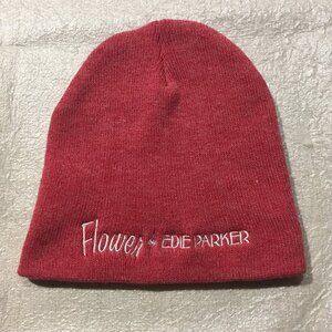 Flower by Edie Parker Knit Beanie Hat, Unisex, Fuchsia, OSFA, Brand New